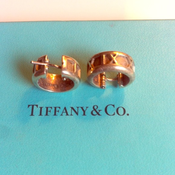 SOLD in bundle Tiffany atlas hoop earrings