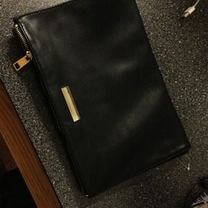 Black crutch/ cross body bag/ handbag