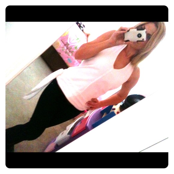 Banana Republic Tops - Banana republic white halter top