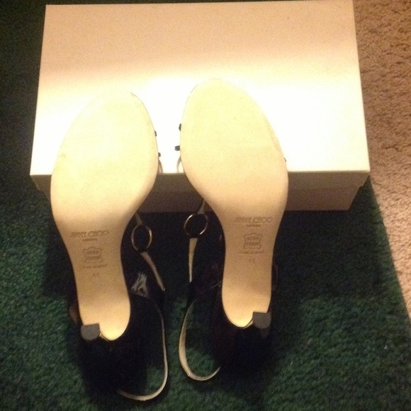🚫SOLD ON ANOTHER SITE 💯Jimmy Choo Sandals🚫 - Picture 3 of 4