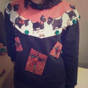 Hand made tacky Christmas sweater!