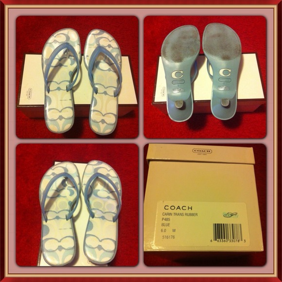 2 Coach sandals