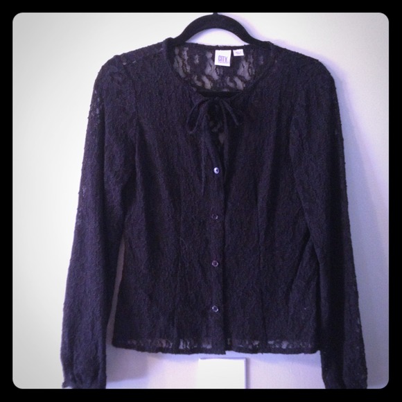 Black all lace Cardigan