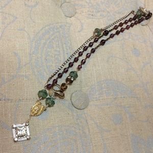 Beautiful necklace. Made with vintage pieces