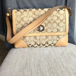 Authentic COACH handbag with adjustable strap