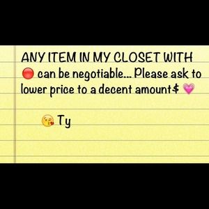 Price negotiable