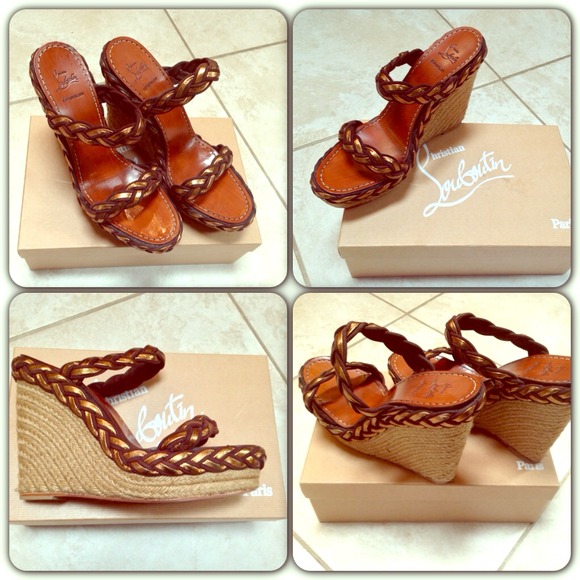 Christian Louboutin wedge sandal❗❗REDUCED❗❗