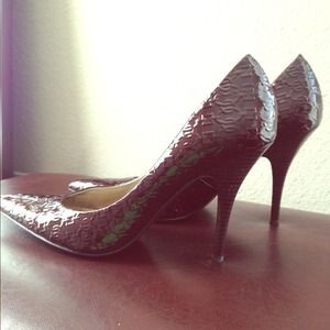 Brown Patent High Heels!