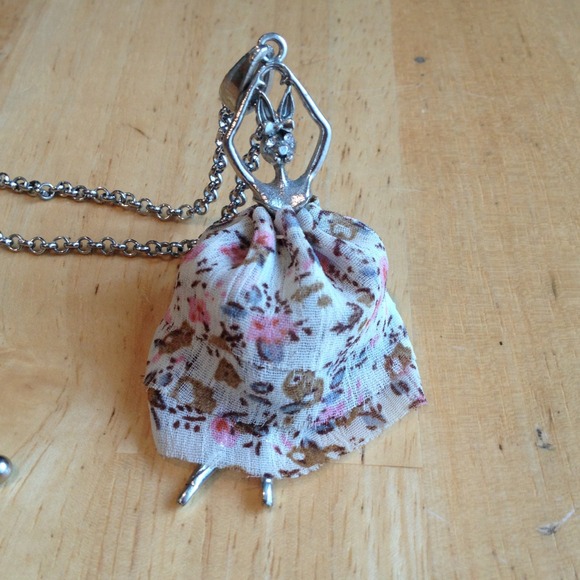 Bunny ballerina necklace
