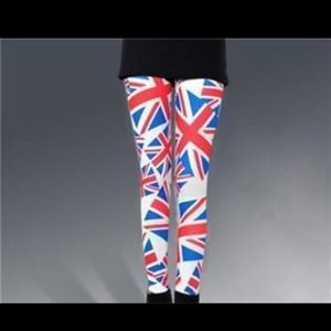British flag leggings