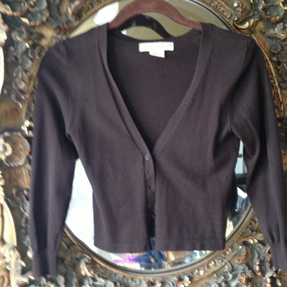 Chocolate Brown sweater.