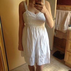 Sold in bundle White Eyelet Sundress