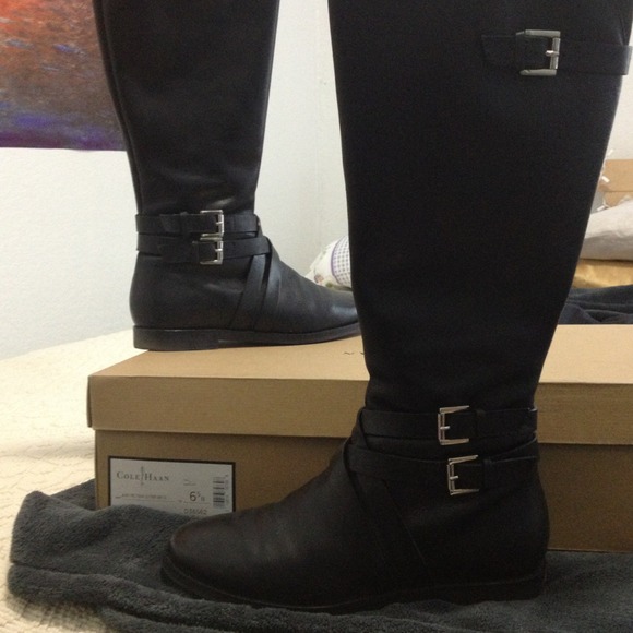 Cole Haan Leather Riding Boots! - Picture 1 of 1