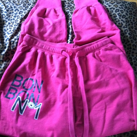 Pink sweats!