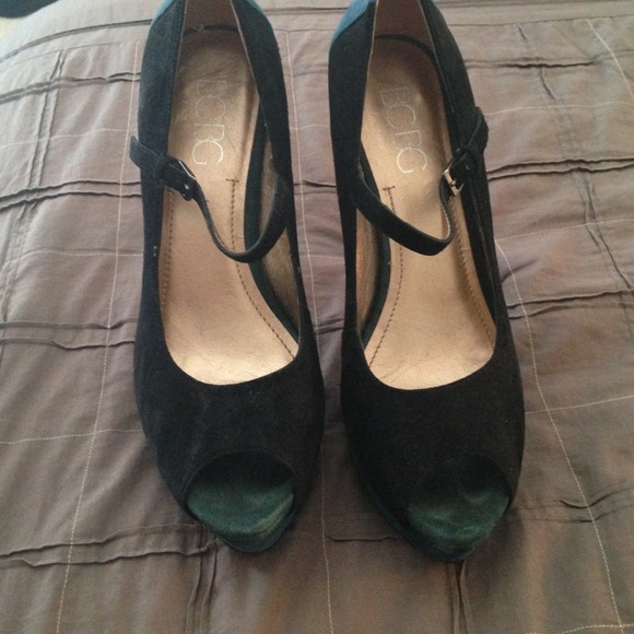 Multi colored suede heel - Picture 2 of 3