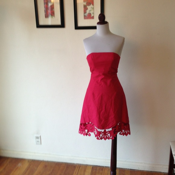 SOLD Betsey Johnson hot pink dress