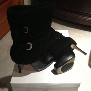 Bakers black leather boots
