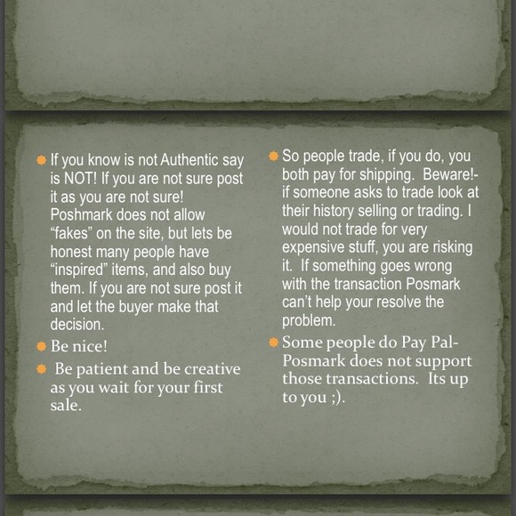 Great tips for new Poshers. - Picture 2 of 4