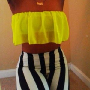 ❌TOP SOLD ❌New neon bandeau flowy top