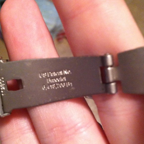 RELIC Watch w/ clear band Large Face w/ crystals💎 - Picture 2 of 4