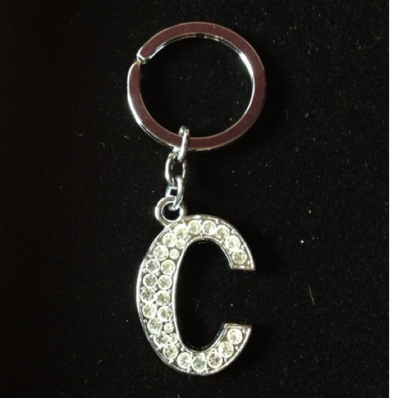 🚫Sold🚫Rhinestone Initial "C" Keychain *Last One*