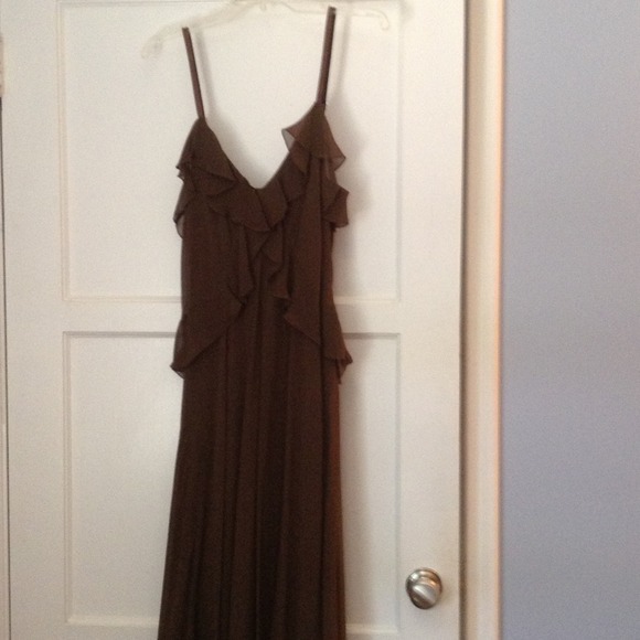 max studio Dresses & Skirts - Brown chiffon dress