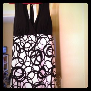 Black and white dress