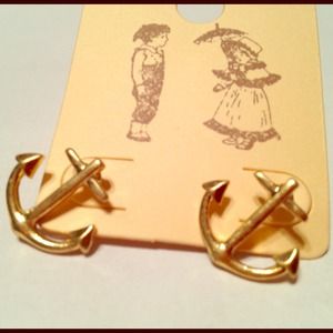 --Anchor earrings