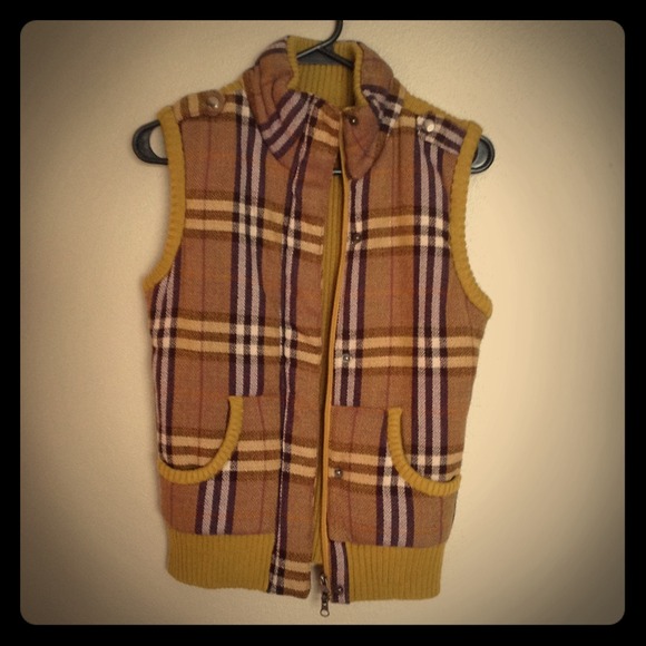 Plaid vest