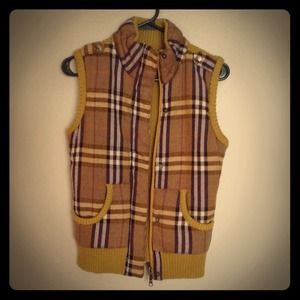 Plaid vest