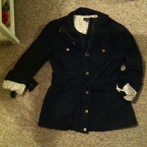 Black spring jacket