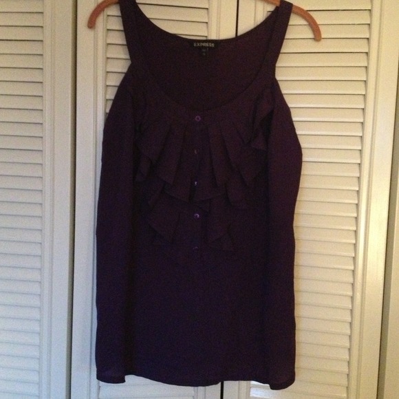 🔲SOLD🔲 Purple Silk Express Tank