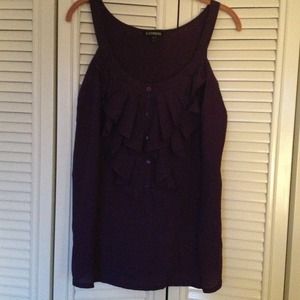 🔲SOLD🔲 Purple Silk Express Tank
