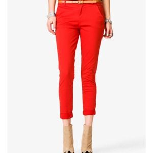 Forever 21 ankle cigarette pants!