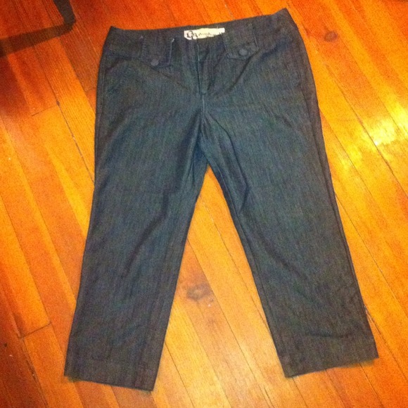 Denim capris