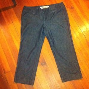 Denim capris