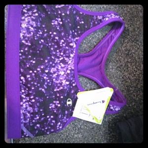 Brand new with tags champion sports bra in purple