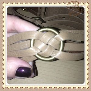 REDUCED! Tan leather belt