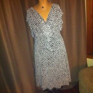 Black and white dress