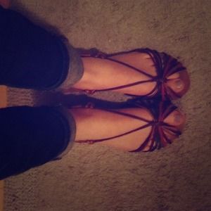 RESERVED Strappy sandals