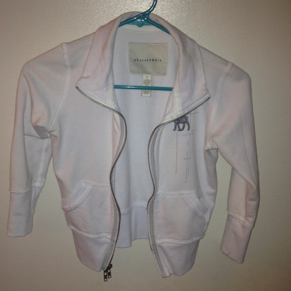 Abercrombie jacket. White
