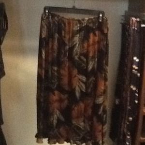 Chico skirt, autumn leaves