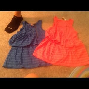 2 Roxy little girls dresses 3 pair of shoes