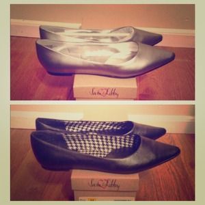Bundle Sam & Libby black/silver flats