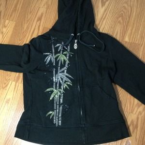 Christine Alexander zip up hoodie