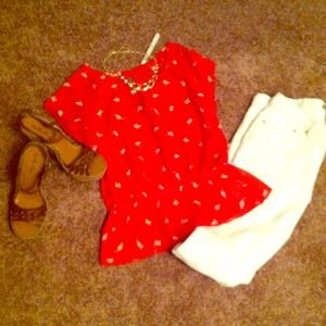 Red cat top*****SOLD*****