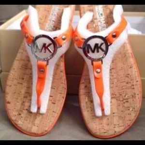 Tangerine MK sandals