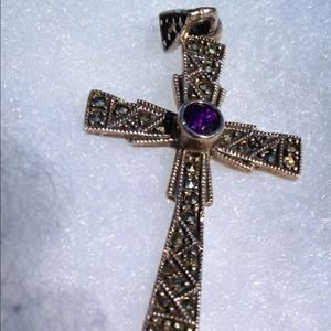 MARCASITE CROSS🎀SOLD🎀SOLD