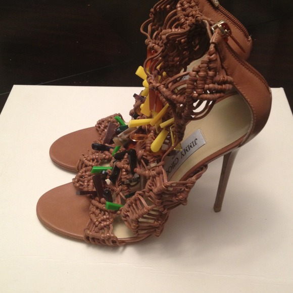 SOLD!!! on Ebay!  Embellished Jimmy Choo Sandal - Picture 2 of 4