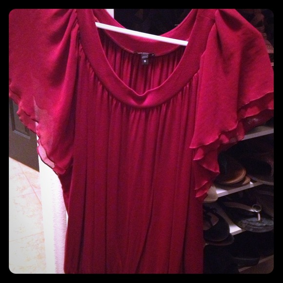 Red express blouse